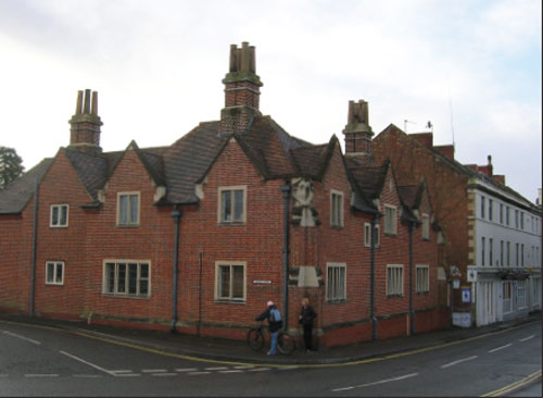 Yerbury Almshouses as rebuilt in 1914